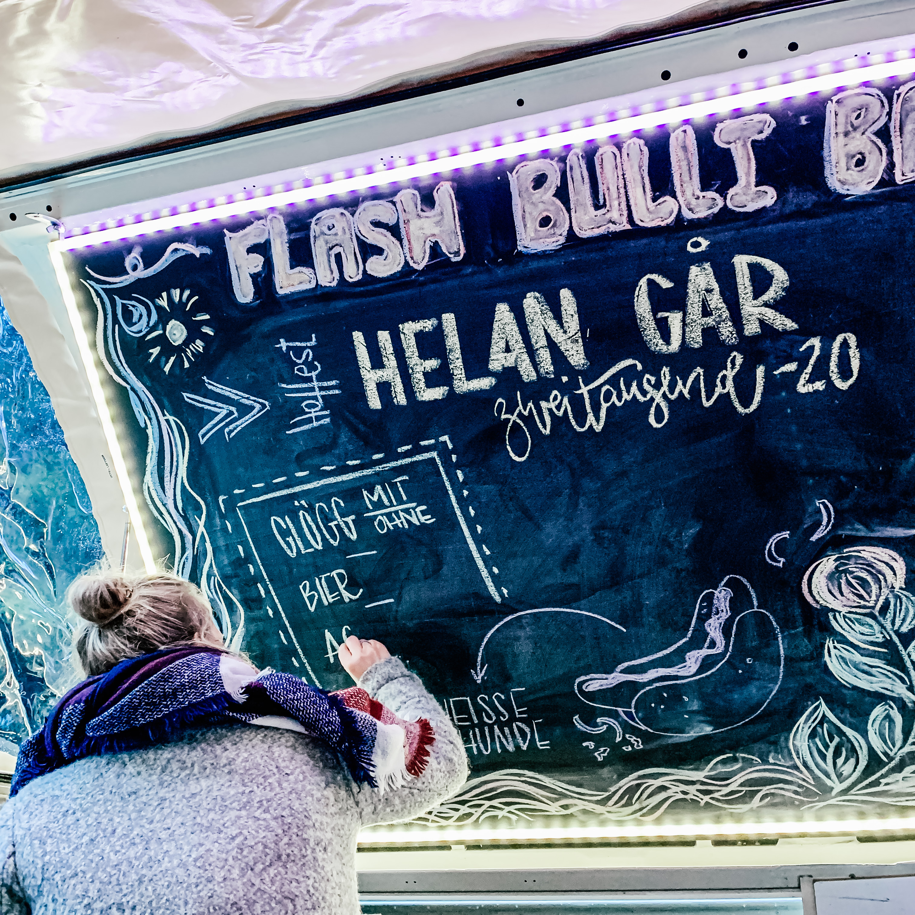 skvint | Blog | Hoffest 2020 | Helan Går | Handlettering Tafel